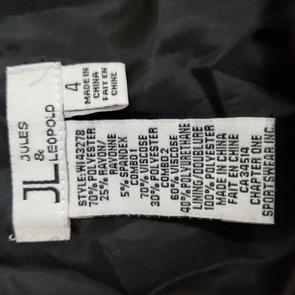 Black Skirt with Stretch by Jules & Leopold - Picture 6 of 8